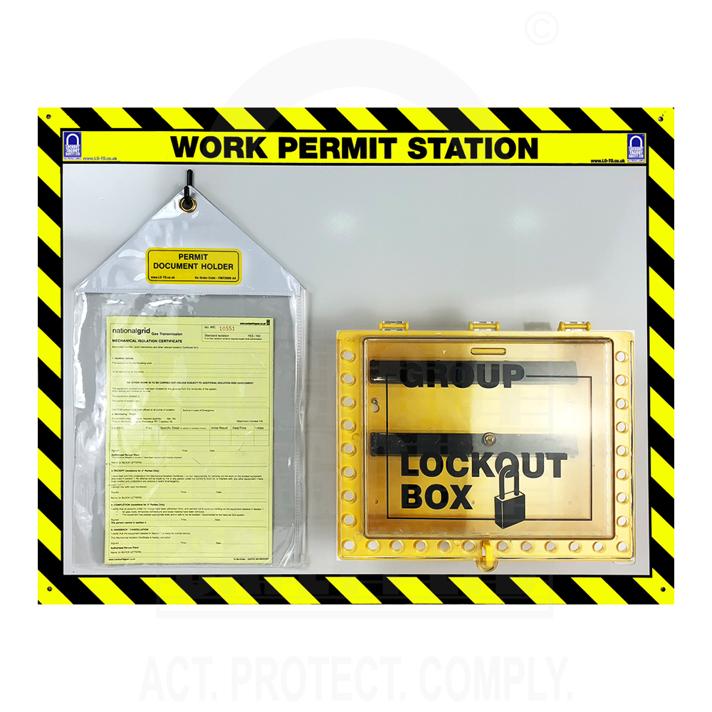 Custom Single Work Permit Station Custom Single Work Permit Station